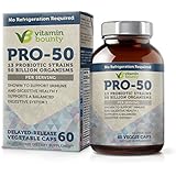 Vitamin Bounty - Pro 50 Probiotic - 13 Probiotic Strains, 50 Billion Organisms Per Serving