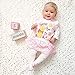 Premium Solid Wood Milestone Age Blocks | Choose From 3 Different Color Styles (Pink) | Baby Age Photo Blocks | Perfect Baby Shower Gift and Keepsake by LovelySprouts