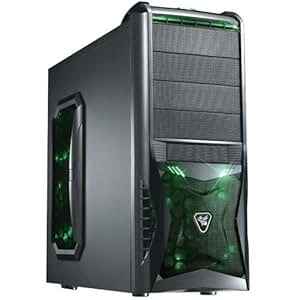 UNYKAch UK-8018 Torre Negro - Caja de Ordenador (Torre, PC, SECC,SGCC