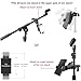 ChargerCity Music Pro Lyric Pole Bar Microphone Boom Mic Stand Mount for All Smartphones (Holder Opens up to 3.5