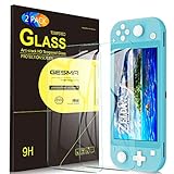 [2-Pack] Screen Protector for Nintendo Switch Lite, GESMA Screen Protector for Nintendo Switch Mini, Bubble Free Clear Tempered Glass Screen Protector for New Nintendo Switch Lite Phone(Clear)