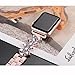 Secbolt Jewelry Bands Compatible with Apple Watch Band 38mm 40mm iwatch SE Series 6 5 4 3 2 1, Bling Stainless Steel Replacement Wristband, Rose Gold