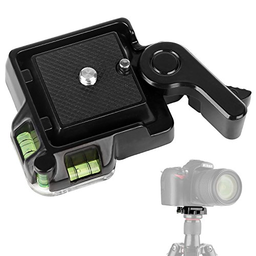 image for WAAO Camera Camcorder Tripod Monopod Ball Head QR-40 Quick Release Pla