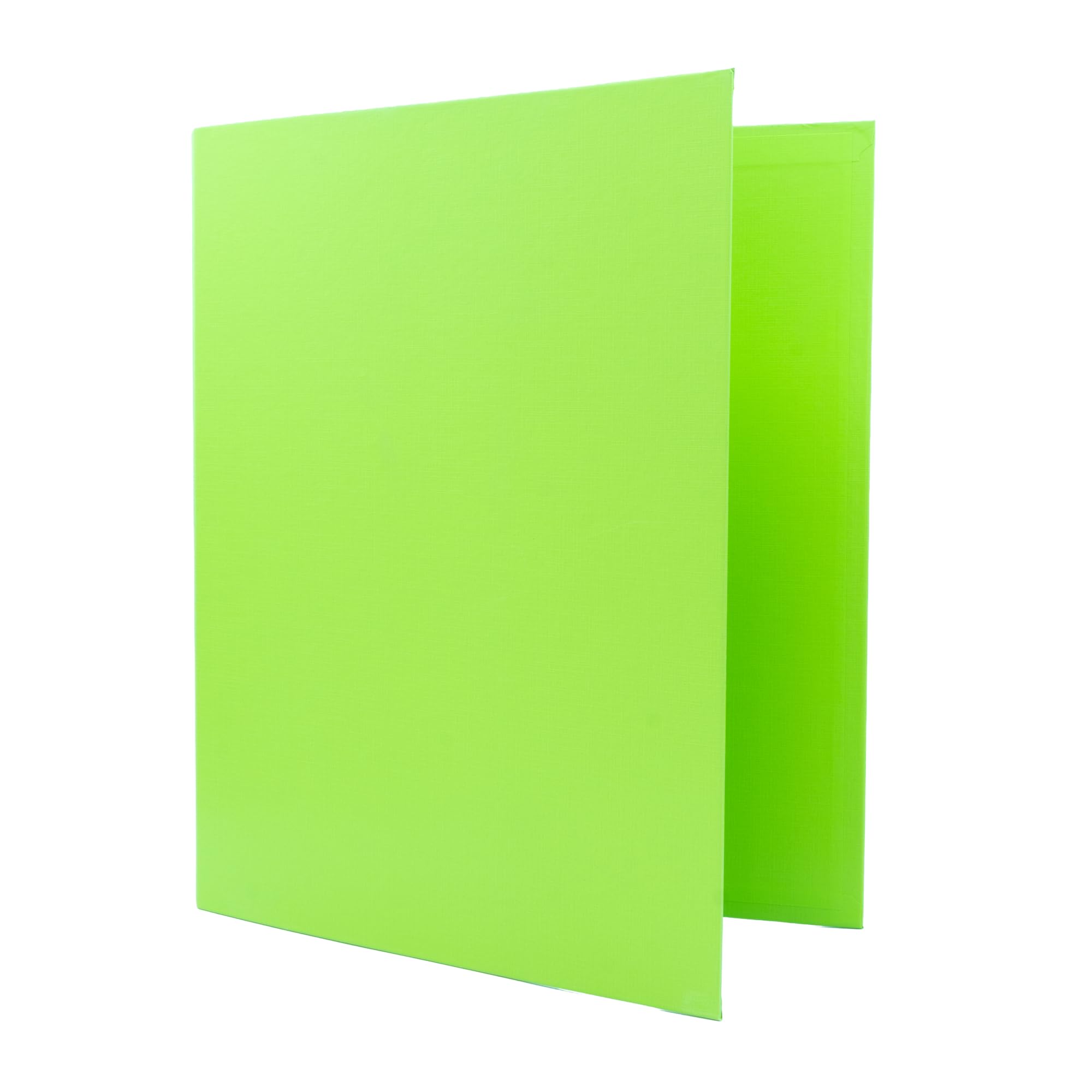 Raylu Paper® - 4 D-Ring Binder 25 mm, A4 File Cabinet with Rings for Storing Documents, A4 Size 33.5 cm High x 26 cm Wide and 4 cm Thick Spine (Light Green)
