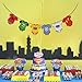 KUDES Superhero and Avengers Banners Party Supplies for Baby Shower, Children Kids First Birthday Party, Nursery Decorations and DC Justice League ¡­