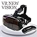 ETVR 3D Virtual Reality Headset with Remote Controller for 3D Movies and VR Games, VR Headset with Adjustable Straps, Eye Care System for iPhone and Android 4.7