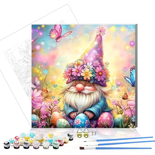 Gnome with Easter Decor