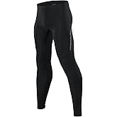 Przewalski Men's Cycling Pants 4D Padded Bike Bicycle Biking Tights Long MTB Leggings