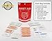 Small Basic First Aid Kit Supplies (100-Piece) : The Most Lightweight and Portable Emergency First Aid Kit