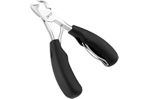 Toe Nail Clipper for Ingrown or Thick Toenails, Ingrown Toenail Clipper and professional nail clippers for Seniors，Stainless 