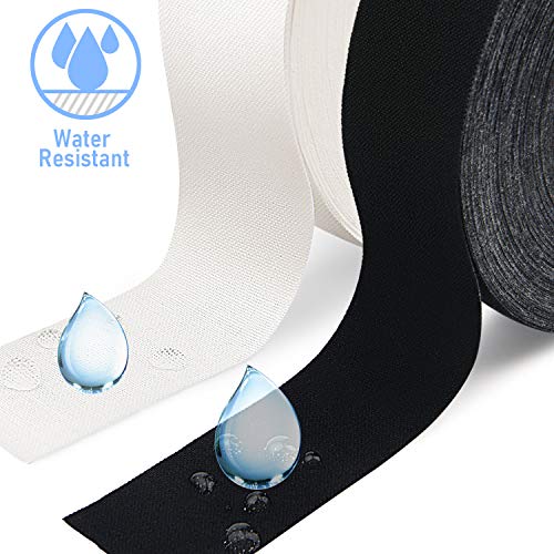 image for Gonex Hockey Tape, Black Cloth Grip Tape for Hockey Ice Field Lacrosse