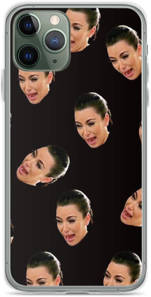 Artist Unknown Phone Case Crying Kim Kardashian Compatible with iPhone 14 13 12 11 X Xs Xr 8 7 6 6s Plus Mini Pro Max Galaxy Note S9 S10 S20 Ultra Plus Transparent