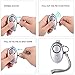 RP S 140db Personal Alarm Keychain Siren Emergency Sos Self Defense Horn (Silver)