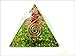 Jet Peridot Orgone Pyramid 60 mm Free Jet International Crystal Therapy Booklet Gemstones Copper Metal Mix Rare Healing Positive Energy EMF Protection Radiation Waves Reduction
