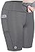 FITTIN Women's Sports Shorts Activewear for Active Fitness Pocket Yoga Running Workout Gym Running Leggings 3-Pack L
