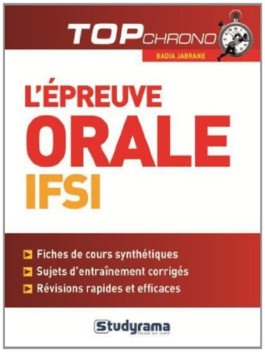 L' épreuve orale IFSI