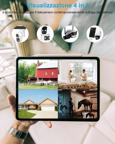 GENBOLT Wi-Fi Security Camera for Indoor, Baby Camera | 2MP+2MP, 360° view, AI detection, baby monitor, two-way audio, automatic tracking, 2.4&5GHz