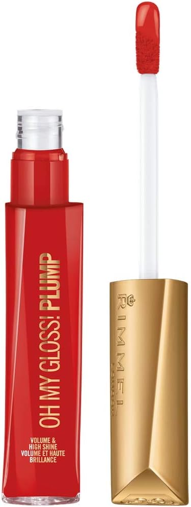 Rimmel Oh My Gloss Plump Lip Shine 6 ml Saucy 3D High Shine Moisturising Oils