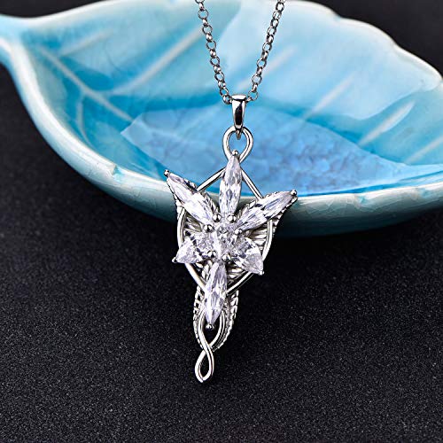 Charm Necklaces Lotr Arwen Necklace Meaning Jurikko 925 Sterling