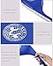 BREADEEP Taekwondo Kick Pads, Durable Kicking Target Pads for TKD Karate Martial Arts Strike Training, 1pcs in Blue
