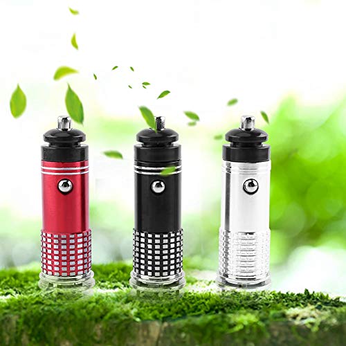 Junluck-Mini-Car-Air-Cleaner-Vehicle-Air-Filter-Premium-Car-and-Home-Air-Purifier-Pro-Ionizer-Helps-with-AllergiesAsthmaOdorsRed