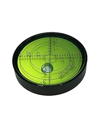 umei   Inclinómetros redondos de alta precisión de burbujas horizontales de aluminio, 2.362 in, precisión de 15' 2