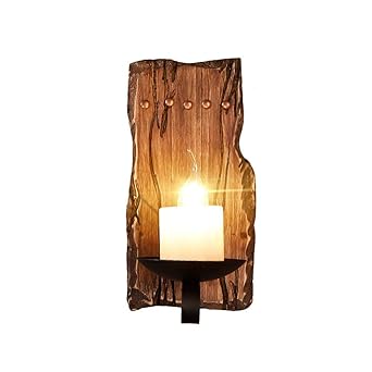 Beleuchtung LED Wandleuchte Innen Wandlampe Klassisches Holz Design