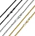 Jstyle Jewelry 4mm Mens Womens Stainless Steel Twist Chain Necklace Rope Link 3 Pcs a Set 18 Inch