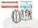 Shower Filter for Hard Water Remove Chlorine - Reduce Flouride and Chloramine- with 2 Replacement Cartridges - for any Shower Head and Handheld