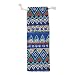 Straw Carrying Case, Travel Bag for Stainless Steel Straws, Glass Straws, Silicone Straws, Cutlery - Geometry