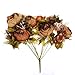 KINGSO Artificial Peony Silk Flowers Bouquet Home Wedding Decoration