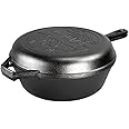 Lodge Cast Iron Wanderlust Series, Cabin Combo Cooker, 3.2 Quart​