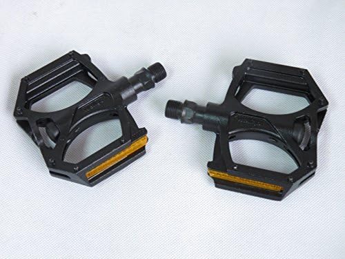 Wellgo 9/16 Black Alloy Metal Downhill Mountain Bike Bicycle MTB BMX Flat Pedals
