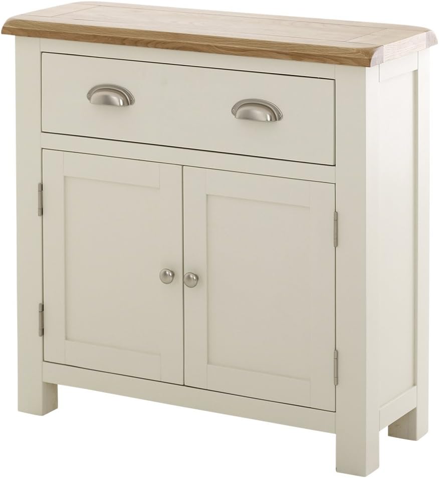 The Furniture Market Cotswold Cream Painted 2 Door 1 Drawer Small