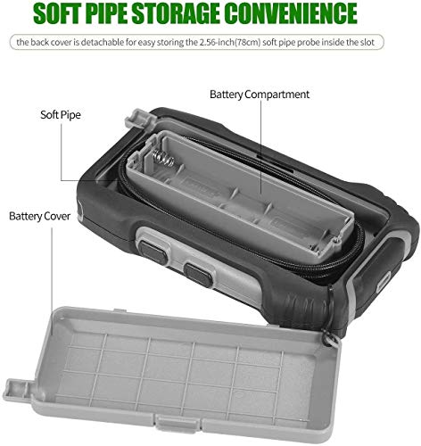 Endoskopkamera 4.3"Industrielles Endoskop mit 2,7" weicher Pipe-Sonde Handinspektionskamera für Fahrzeug- / Klimaanlage/Pipeline-Reparatur Inspektionskamera ZSMFCD – Bild 4