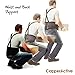Posture Corrector Brace - Straightens Lower Back - Comfortable Fit with Shoulder Support and Waist Belt - For Men / Women! (Medium)