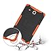 Galaxy Tab E 9.6 Case,Cokaunion*New Shelves Shockproof Heavy Duty Combo Detachable 2 in 1 Hybrid Rugged Dual Layer Grip Cover [With Kickstand] For Samsung Galaxy Tab E 9.6-inch T560(Orange)