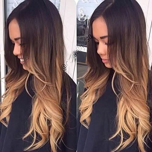 Meodi Ombre Blonde Lace Front Human Hair Wigs With Baby Hair Natural Wave Brazilian Human Hair Full Lace Wigs For Women (16inch full lace wig)