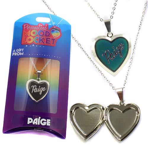 Stands out Personalised Mood Locket Necklace - Paige
