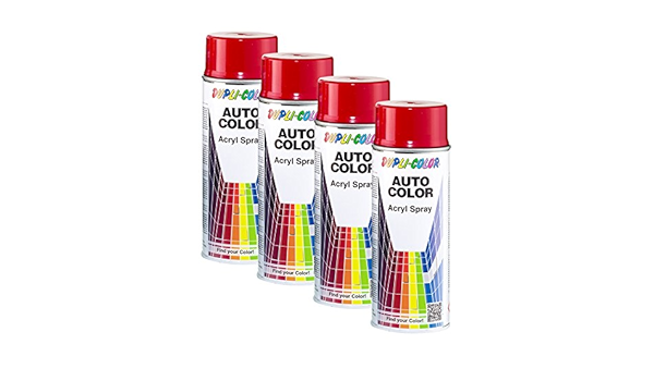 DUPLI_bundle 4 x Dupli de Color Auto Color Rojo 5 – 0310 Uni ...