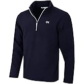 Calvin Klein Men's Polar Fleece 1/2 Zip Stretch Golf Sweater