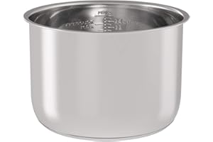 Sicheer Stainless Steel Inner Pot Replacement Insert Liner Accessory Compatible with Ninja Foodi 8 Quart