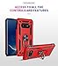 Korecase Design for Samsung S10E Case Military Grade Heavy Duty Armor Dual Layer Rugged Shell Full Body Shockproof Screen Camera Protection Built-in Ring Kickstand Magnetic Hard Back Case for Men Red