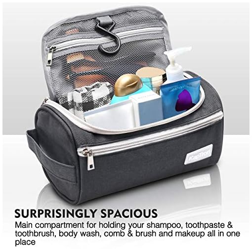 Travel Toiletry Bag – Small Portable Hanging Cosmetic Organizer for Men Women, Makeup, Toiletries, Hygiene Accessories… - Image 6