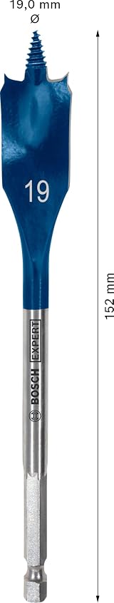Bosch EXPERT Self Cut Speed Spade Drill Bit 19 mm Hex Shank 152 mm view 3