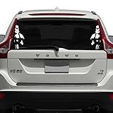 Titans unique design Storm Trooper Car Decal, White, 12