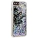 Case-Mate iPhone 8 Plus Case - GLOW WATERFALL - Glow in The Dark Cascading Liquid Glitter - Protective Design for Apple iPhone 8 Plus - Purple Glow
