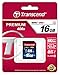 Transcend 16GB SDHC Class 10 UHS-1 Flash Memory Card Up to 60MB/s (TS16GSDU1)