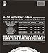 D'Addario XL Chromes Flat Wound Bass Guitar Strings - ECB84 - Long Scale - Custom Light, 40-100