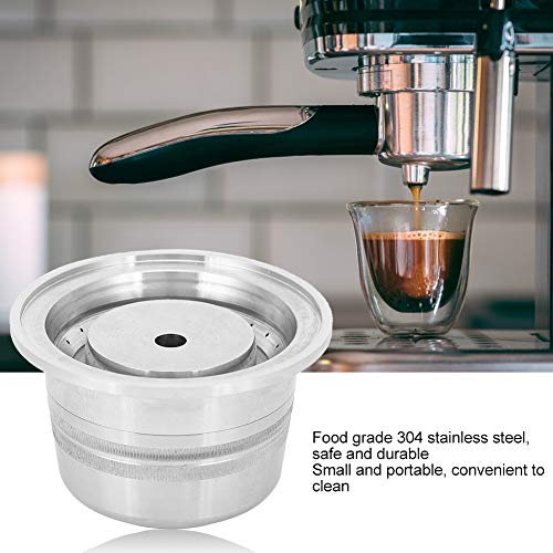 Cikonielf Wiederverwendbare Kaffeekapseln aus Edelstahl Passend für Nestle Nespresso Vertuoline Kaffeewerkzeuge… – Bild 5